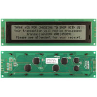 Newhaven Display International Character Display Modules LCD NHD 4x40 FSTN (+) Reflective 8-Bit Parallel