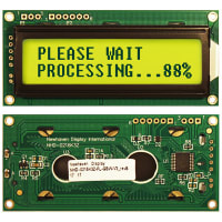 Newhaven Display International Character Display Modules LCD Serial 16x2 STNGray Transflective I2C RS232 SPI