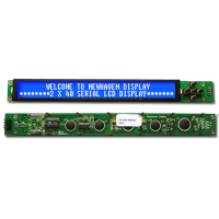 Newhaven Display International Character Display Modules LCD Serial Keypad 2x40 NHD Serie STN Blue Transmissive