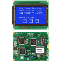 Newhaven Display International LCD Graphic Display;128x64 Pix;87x70;STN-BLUE (-);Transmissive;8-Bit Parallel