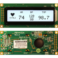 Newhaven Display International LCD Graphic Display;144x32 Pixels;85x36;FSTN (+);Transflective;8-Bit Parallel