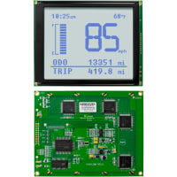 Newhaven Display International LCD Graphic Display;160x128 Pix;129x102;STN-GRAY;Transflective;8-Bit Parallel