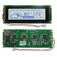 Newhaven Display International LCD Graphic Display;240x64 Pixels;180x65;STN- GRAY;Transflective;8-Bit Parallel