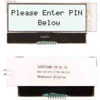 Newhaven Display International Character Display Modules LCD COG NHD Series 2x16 FSTN (+) Transflective I2C