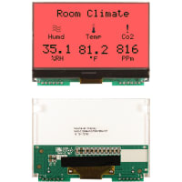 Newhaven Display International Chip on Glass- Graphic + Heater;128x64 Pixels;80x54x10.2;FSTN (+);Transflect;SPI