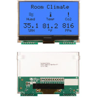 Newhaven Display International Chip on Glass- Graphic + Heater;128x64 Pixels;80x54x10.2;FSTN (+);Transflect;SPI