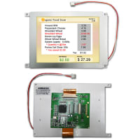 Newhaven Display International LCD TFT, 320x240, Transmissive, 16-Bit Parallel, TFT Displays Series