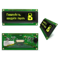 Newhaven Display International OLED Display, Graphic, 256x64 Pixels, 8-bit/12C/SPI, 3V, Yellow