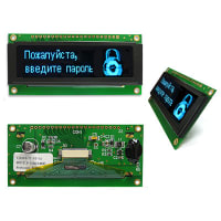 Newhaven Display International OLED Display, Graphic, 256x64 Pixels, 8-bit/12C/SPI, 3V, Blue