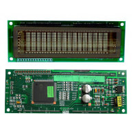 Newhaven Display International VFD Character Module;2x16 character;122x44x20.2;5x8 Dot Matrix;Serial