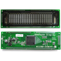 Newhaven Display International VFD Character Module;2x20 character;146x43x19.2;5x8 Dot Matrix;Serial