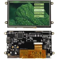 Newhaven Display International TFT Display, Module, HDMI Interface, 5inch Screen, 800x480 Pixels, Resistive