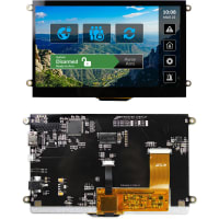 Newhaven Display International TFT Display, Module, HDMI Interface, 7inch Screen, 800x480 Pixels, Capacitive