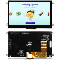 Newhaven Display International HDMI TFT Module, 7in, Sunlight Readable, Touch, EVE2 Series