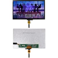 Newhaven Display International LCD Display, Capacitative w/I2C Interface, 1024x60, 3.3V, TFT Display Series