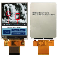 Newhaven Display International IPS Technology High-Resolution screens LVDS Interface Resisitive Touch