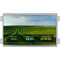 Newhaven Display International IPS LCD Display, 10.1 inch, HDMI TFT Module, No Touchscreen, EMI Filter