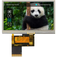 Newhaven Display International 4.3 inch IPS TFT 480x272 px with Resistive Touch