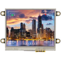 Newhaven Display International 3.5 inch EVE2 IPS TFT 320x240 px with Resistive Touch