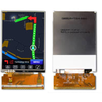 Newhaven Display International LCD TFT Resistive;240x320 Pixels;60.26x42.72x3.9;Transmissive;8-Bit or 16-Bit