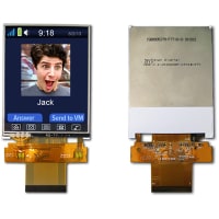 Newhaven Display International LCD TFT Resistive;240x320 Pixels;60.26x42.72x3.9;Transmissive;8-Bit or 16-Bit