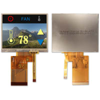 Newhaven Display International Industrial Monitor, Transmissive Color LCD TFT, 3.5 in, 320 x 240, NHD Series