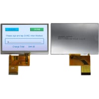 Newhaven Display International TFT LCD Display, 4.3in, 480x272, LED Driver, Resistive, TFT Displays Series