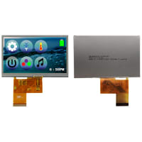 Newhaven Display International Industrial Monitor, Resistive LCD, 4.3 in, 480x272, Sunlight Read, NHD Series