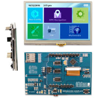 Newhaven Display International TFT LCD Module, Sunlight Read, Resistive, Arduino Shield, TFT Displays Series