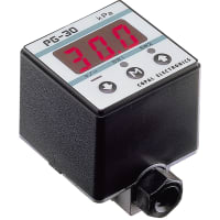 Nidec Copal Electronics Press gauge, -100~-100 kPa, compound, switch PNP, non-corrsiv gases, Rc 1/8 por