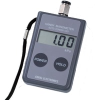 Nidec Copal Electronics Handheld manometer, gauge, 0 ~ 100 kPa, non-corrosive gases, M5 female port