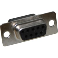 Northern Technologies Connector d-sub crimp receptacle housing tin plated for 9 crimp socket contact