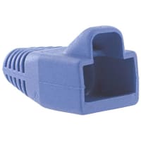 Northern Technologies Connector accessory modular plug blue strain relief boot for rj45 plugs cat 5