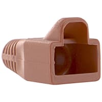 Northern Technologies Connector accessory modular plug red strain relief boot for rj-45 category 5