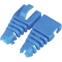 Northern Technologies Connector accessory modular plug blue snap-on strain relief boot rj45 cat 5