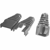 Northern Technologies Connector accessory modular plug black snap-on strain relief boot rj45 cat 5