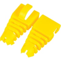 Northern Technologies Connector accessory modular plug yellowsnap-on strain relief boot rj45 cat 5