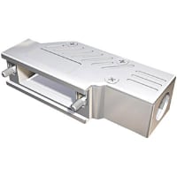 Northern Technologies Hood D-Sub 15Pos 90DegExit CMRSeries Metal 10.16mmCblDia UltraLowProfile