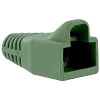 Northern Technologies Connector accessory modular plug green strain relief boot for rj45 cat5