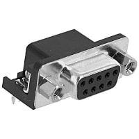 Northern Technologies Connector d-sub right angle pcb receptacle(female) 9 contact 4-40 screwlocks