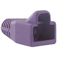 Northern Technologies connector accessory, modular plug, violet strain relief boot for rj45 cat5