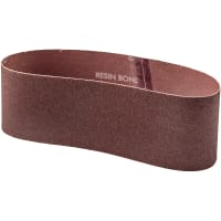 Norton Metalite Cloth Portable Belt 120 Grit R255 Aluminum Oxide, 3 x 21 In.