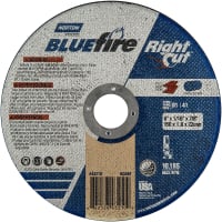 Norton BlueFire RightCut Right Angle Cut-Off Wheel, 6 x 1/16 x 7/8 Inch