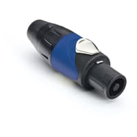 Amphenol Audio 4 Pole Loudspeaker Cable Connectors, High Power Solder Contacts Included, Thermo