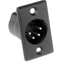 Amphenol Audio METAL PANEL MOUNT 4 PIN