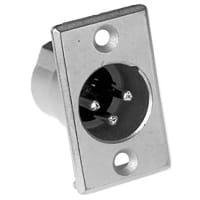 Amphenol Audio METAL PANEL MOUNT 3 PIN