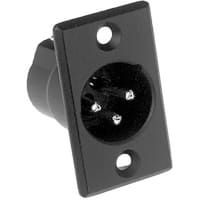 Amphenol Audio METAL PANEL MOUNT 3 PIN