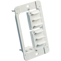 nVent CADDY Mounting Plate, Low Voltage, Plastic, cULus, 1 Gang, Mounting Plate Series