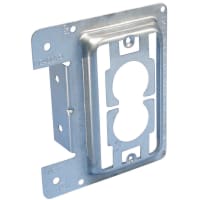 nVent CADDY Mounting Plate, Low Voltage, Steel, Pregalvanized, 1 Gang, Mounting Plate Series