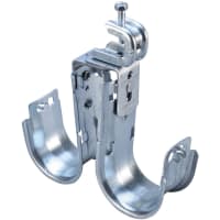 nVent CADDY Double J-Hook with BC200 Beam Clamp, Swivel, 2in, 6 1/2in, Cat HP Series